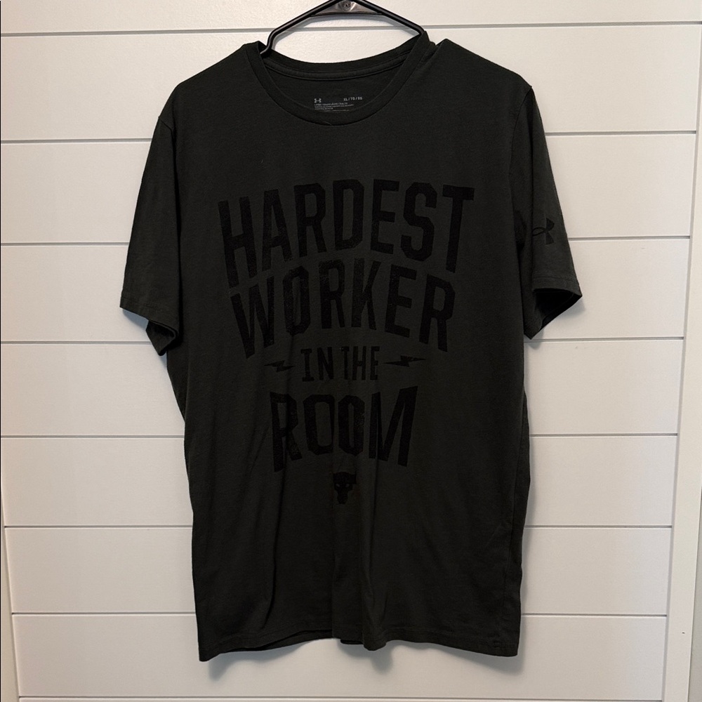 Men's Under Armour Dark Green Short Sleeve Tee